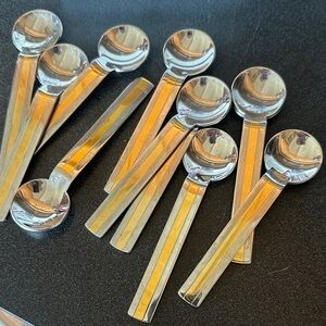 Zepter Silver and Gold Spoons Set